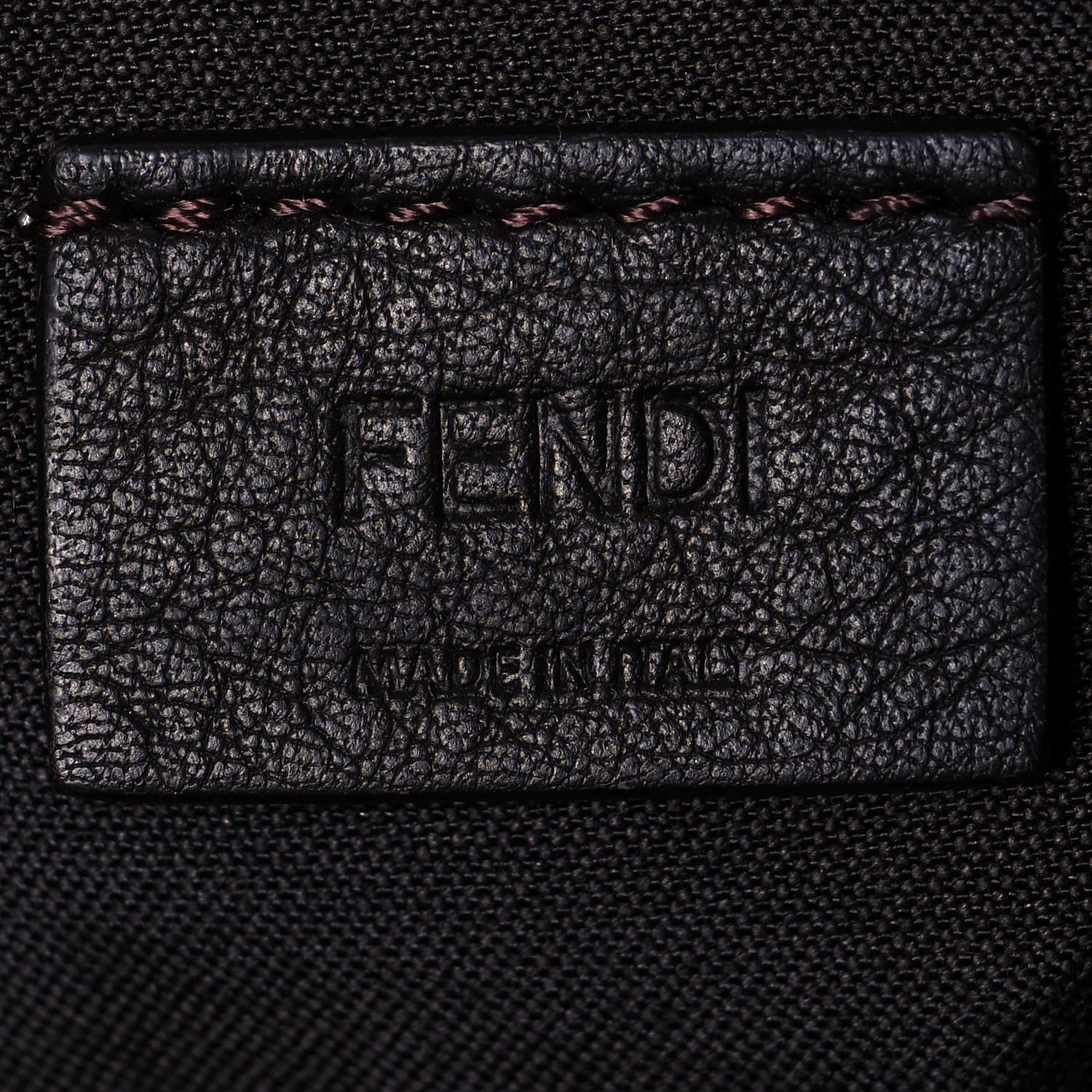 Fendi Nappa FF 1974 Embossed Mini Baguette White 6 of 20