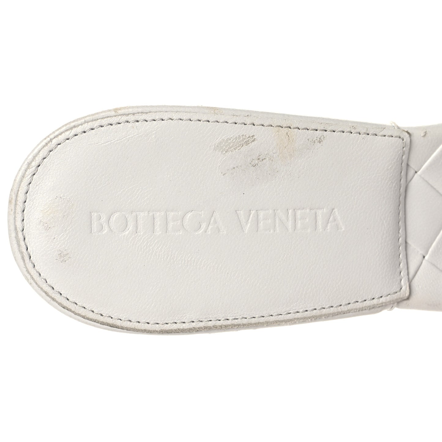 Nappa Maxi Intrecciato Lido 90mm Mule Sandals  37 Wax