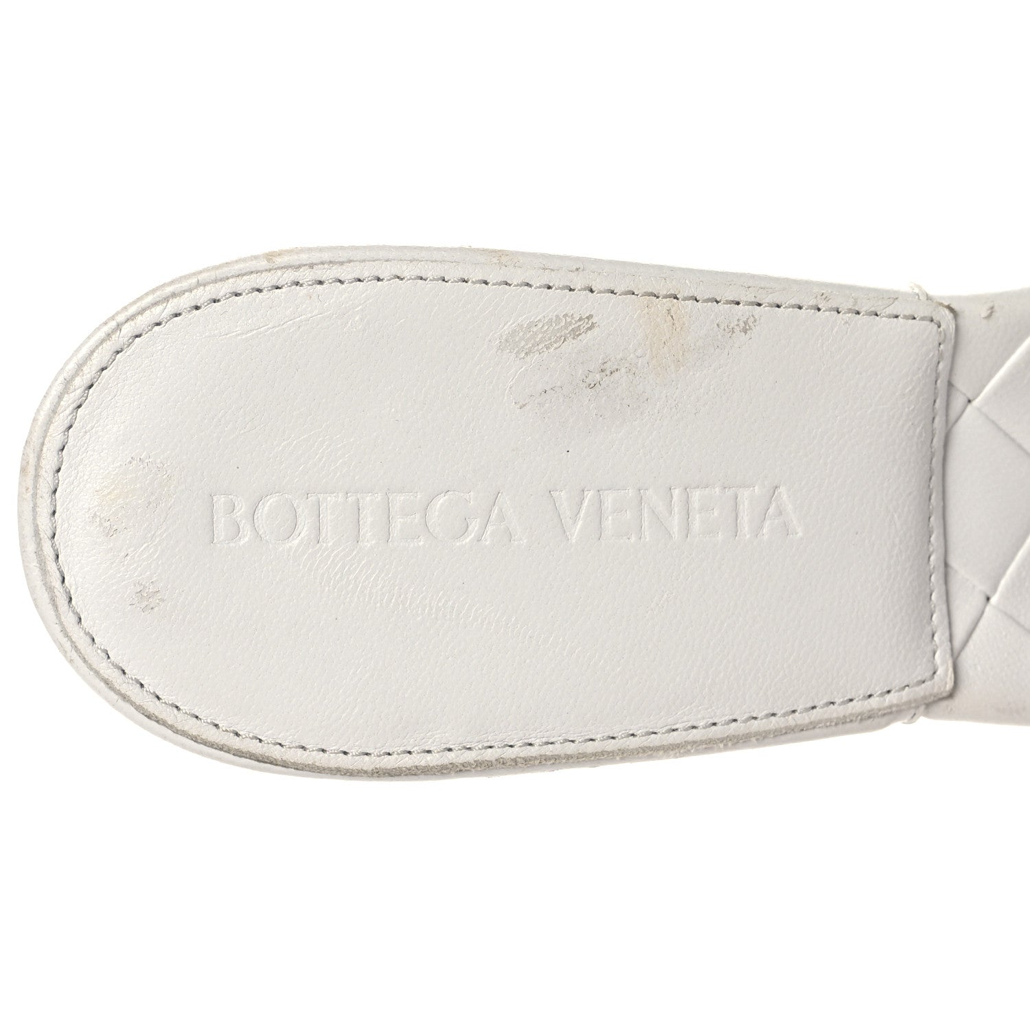 Bottega Veneta Nappa Maxi Intrecciato Lido 90mm Mule Sandals  37 Wax 8 of 10