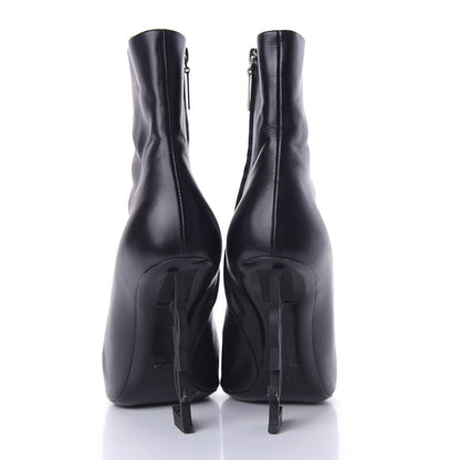 Saint Laurent Sheepskin Opyum Ankle Boots 39 Black 5 of 10