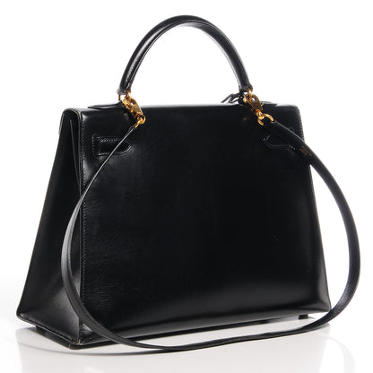 Hermes Box Kelly Sellier 32 Black 3 of 11