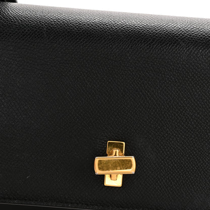Christian Dior Grained Calfskin Large St. Honore Tote Black 13 of 14