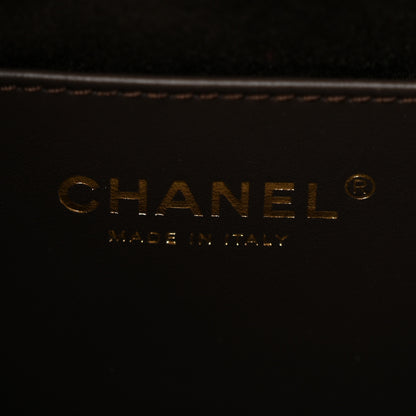 Chanel Suede Quilted Mini Chanel 25 Handbag Dark Brown 6 of 11