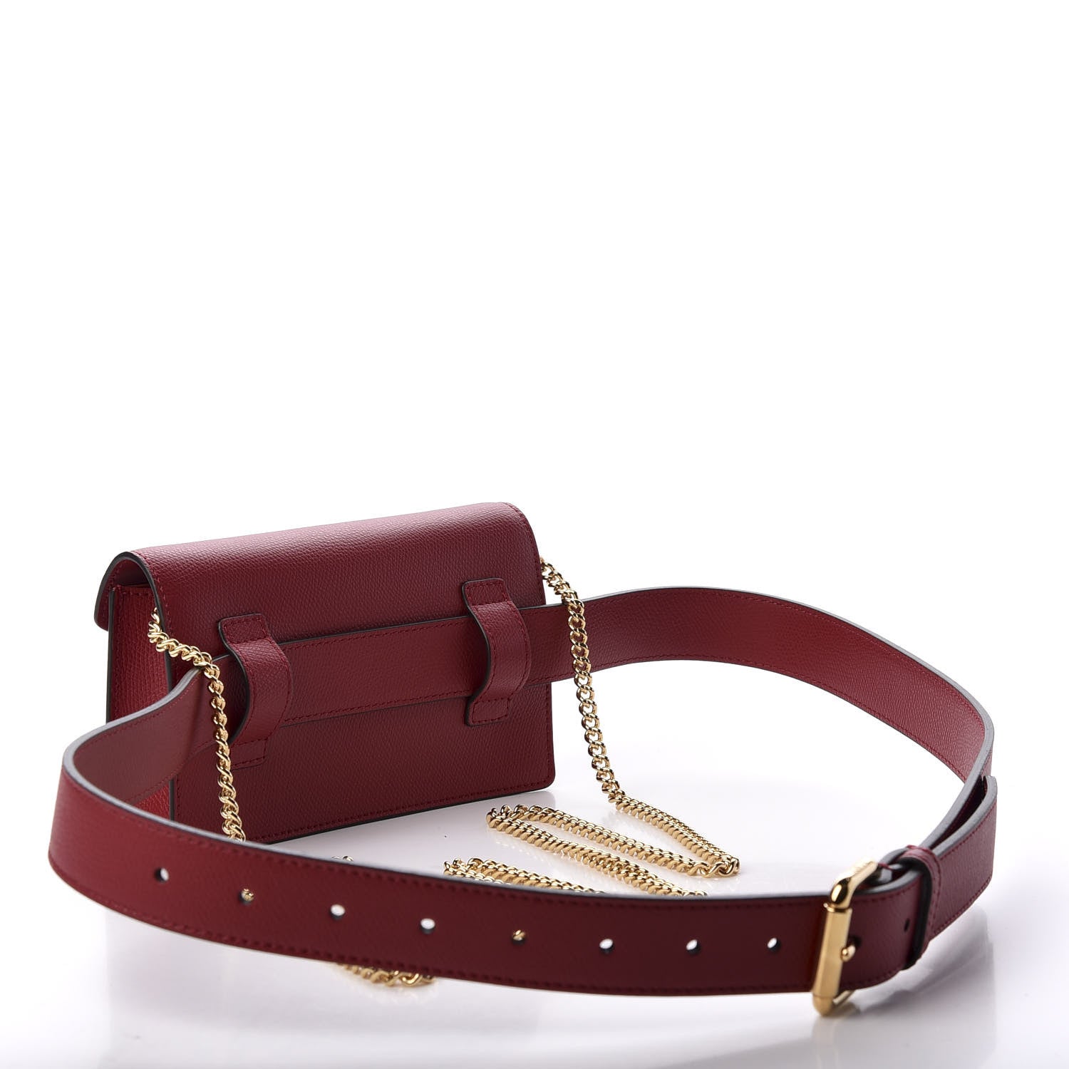 Fendi Vitello Liberty Lucido F is Fendi Envelope Belt Bag Fragola 3 of 10