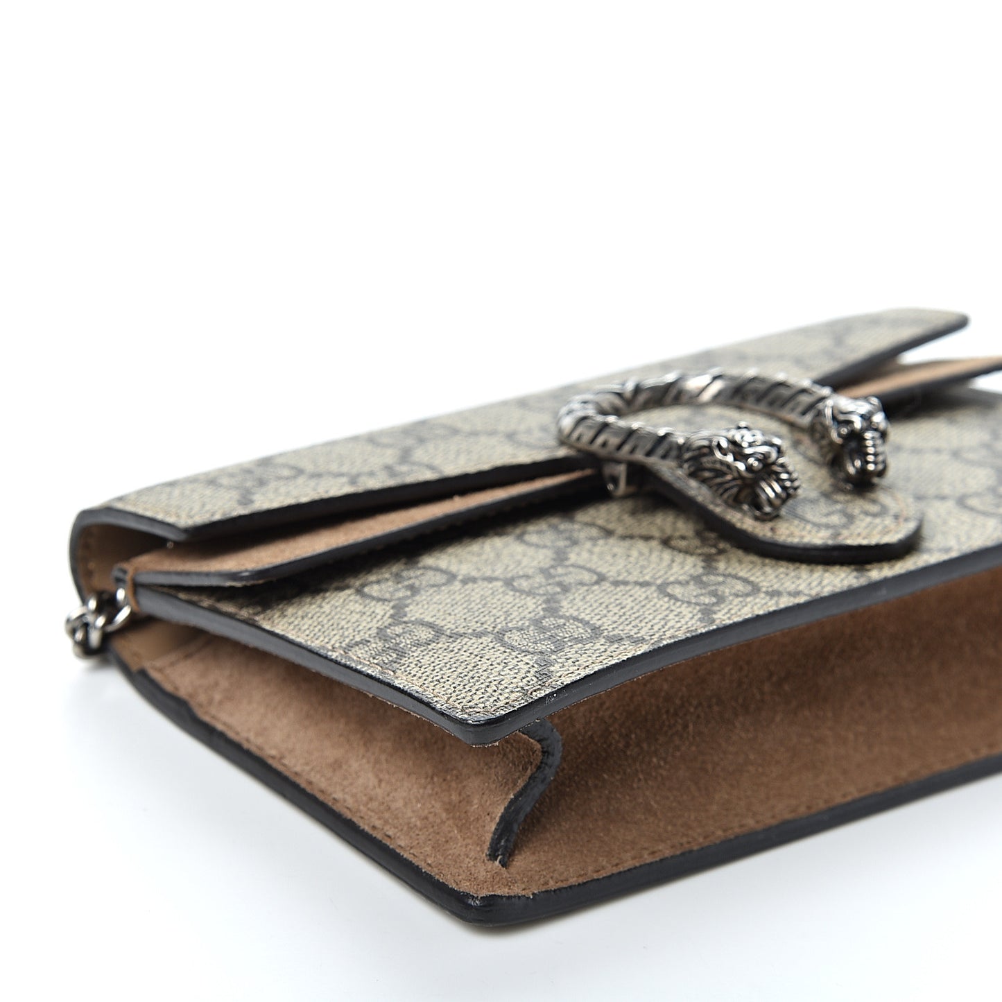 GG Supreme Monogram Super Mini Dionysus Shoulder Bag Taupe