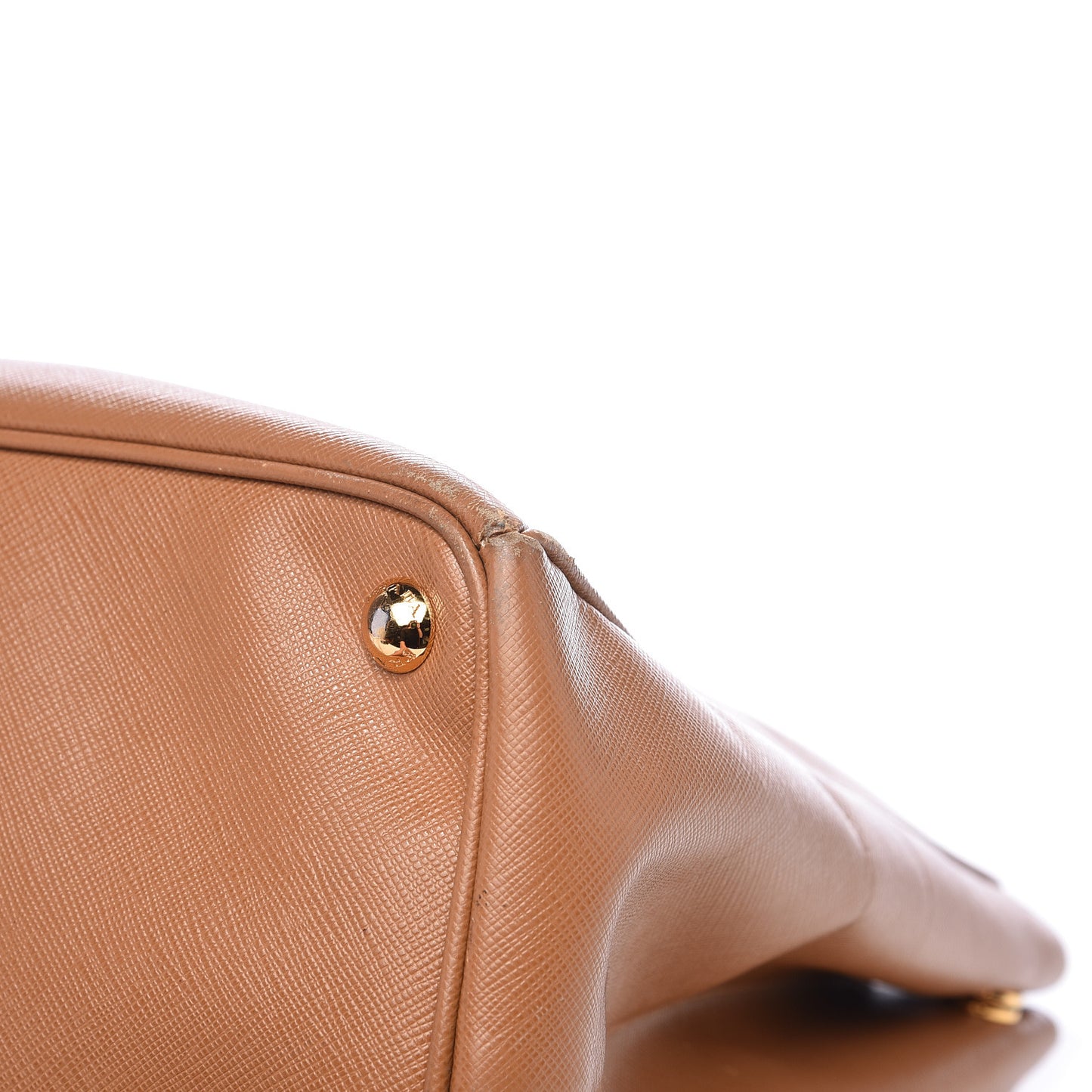 Saffiano Lux Large Tote Caramel