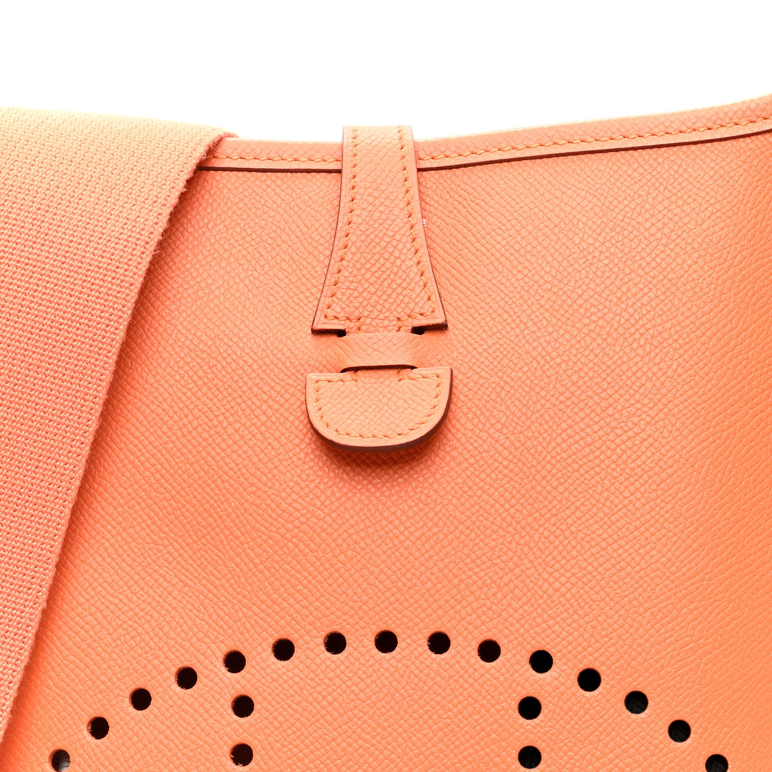 Hermes Epsom Evelyne II PM Orange 8 of 10