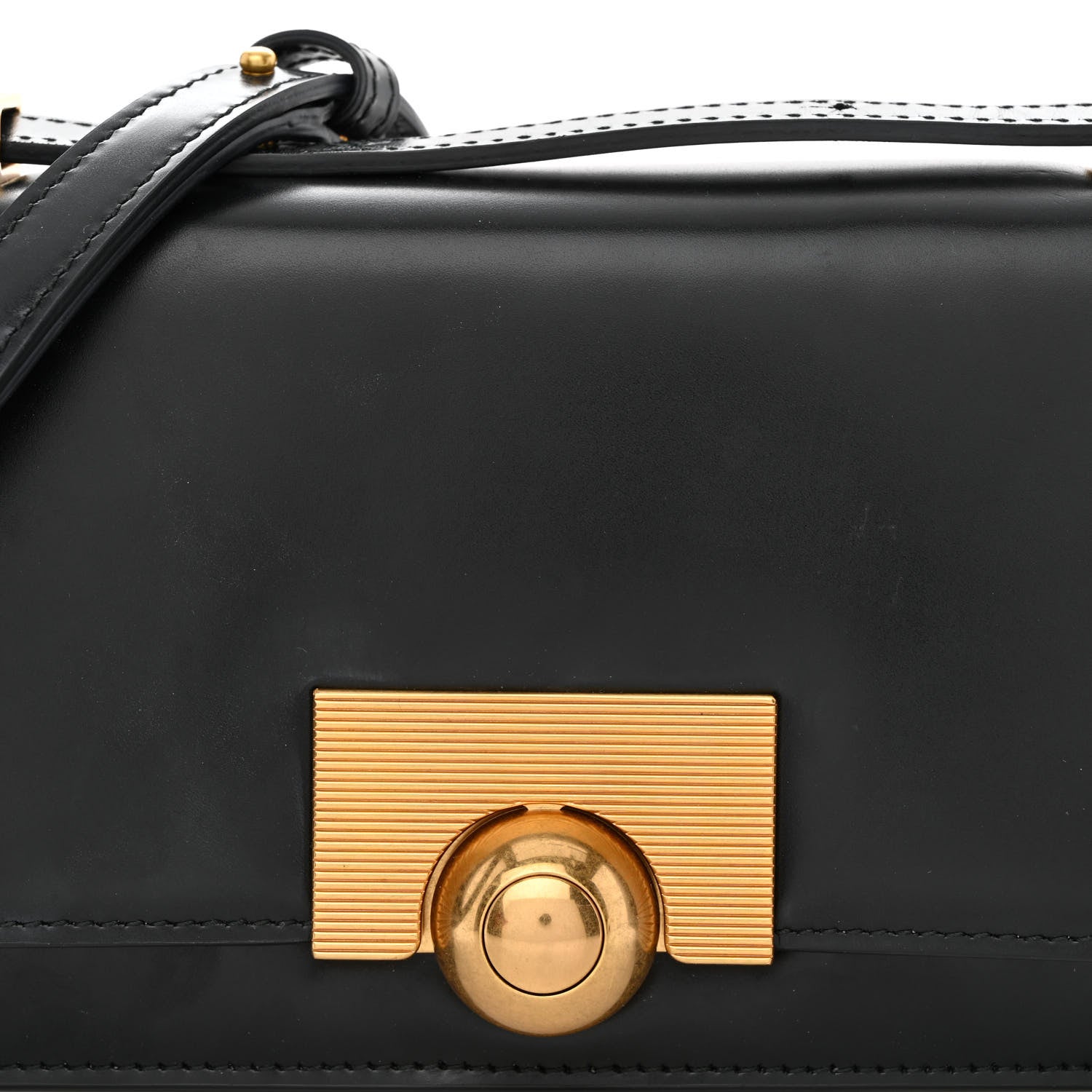Bottega Veneta Spazzolato Calfskin Mini Classic BV Bag Black 7 of 11