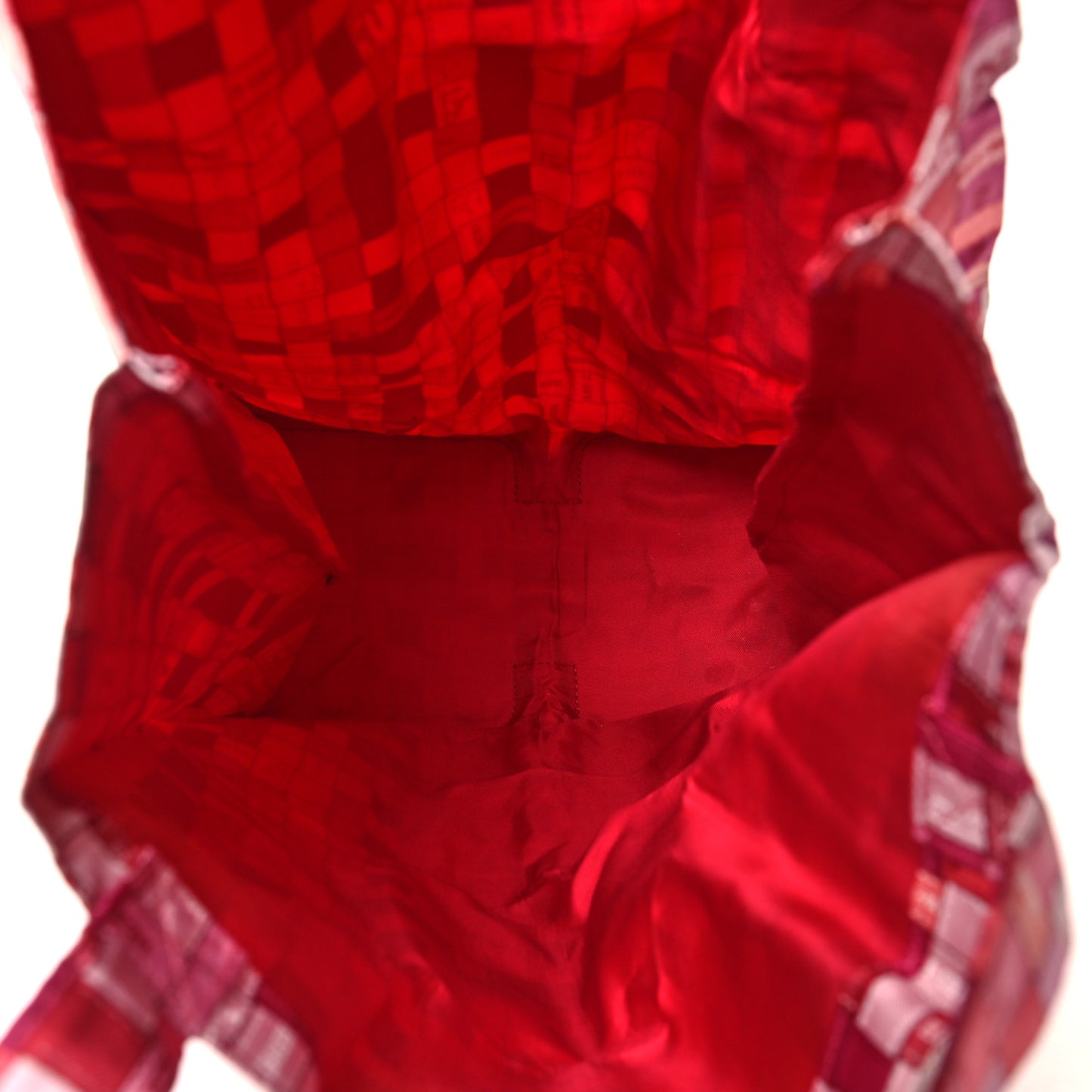 Buffle Silky Bolduc Au Carre Pop Shopper Tote Rouge H