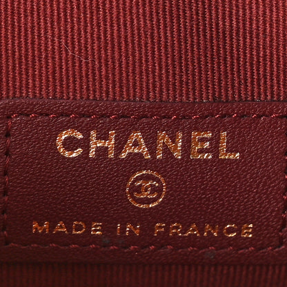 Chanel Lambskin Quilted CC In Love Heart Clutch Black 6 of 8
