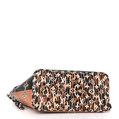 Louis Vuitton Monogram Giant Jungle Neverfull MM Black 5 of 10