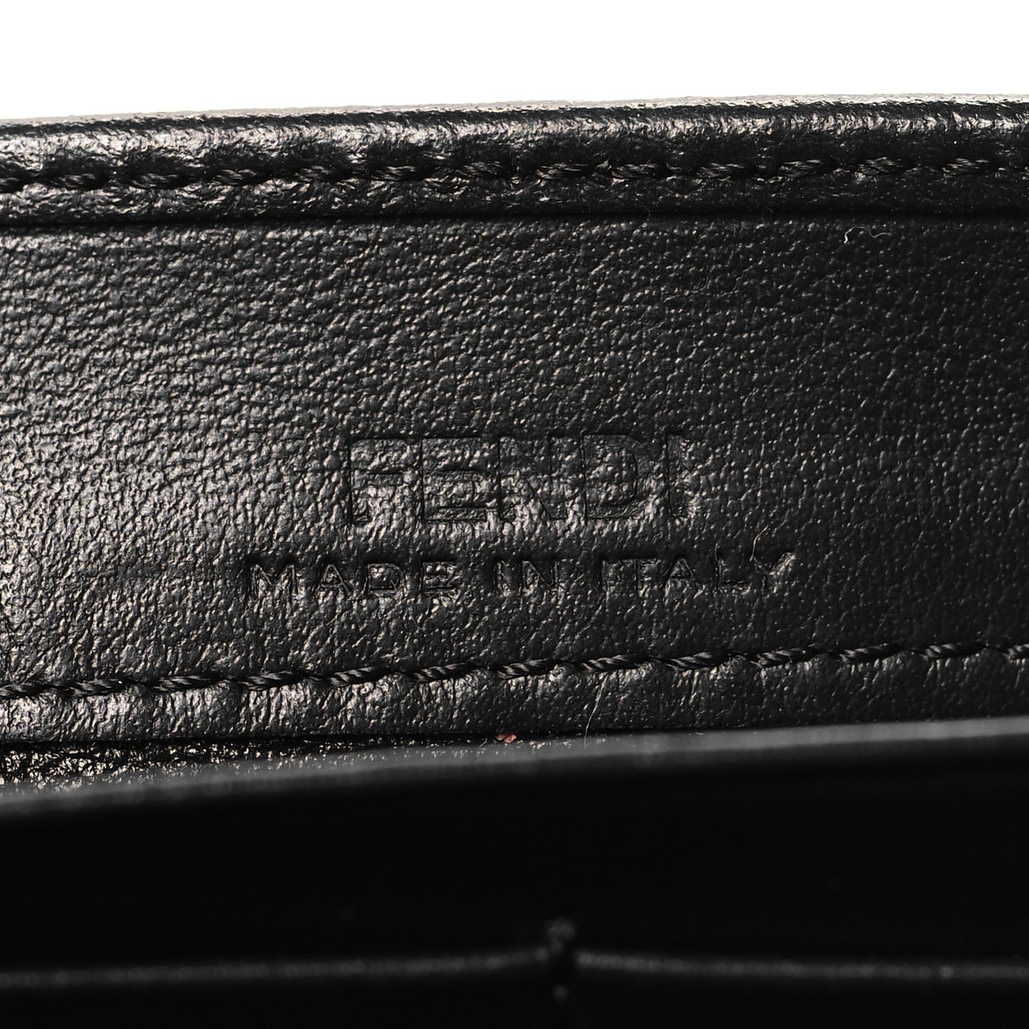 Vitello Century Bi-Color Peekaboo Continental Wallet  Black