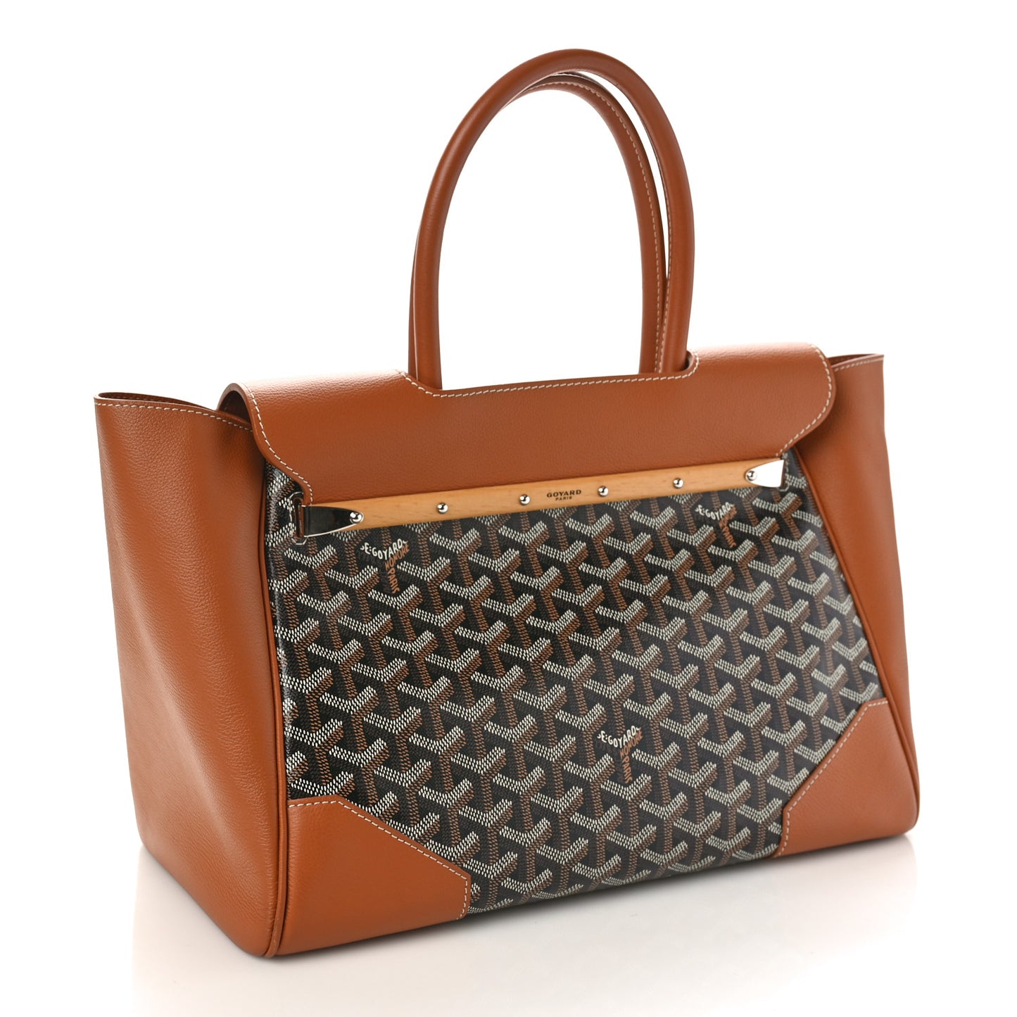Goyardine Saigon Tote Black Gold