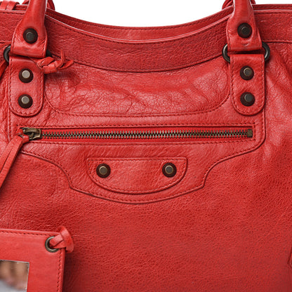 Balenciaga Agneau Classic Hardware City Rouge Coquelicot 9 of 9