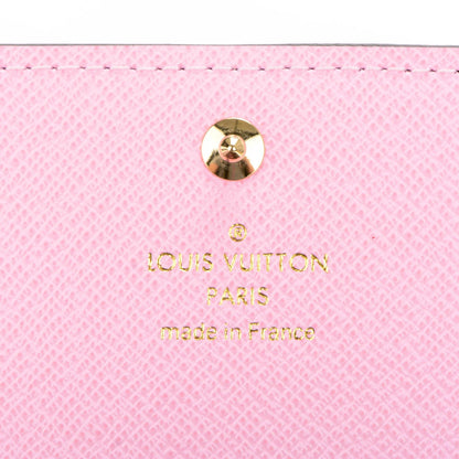Louis Vuitton Monogram 2016 Christmas Animation Sarah Wallet Rose Ballerine 5 of 7