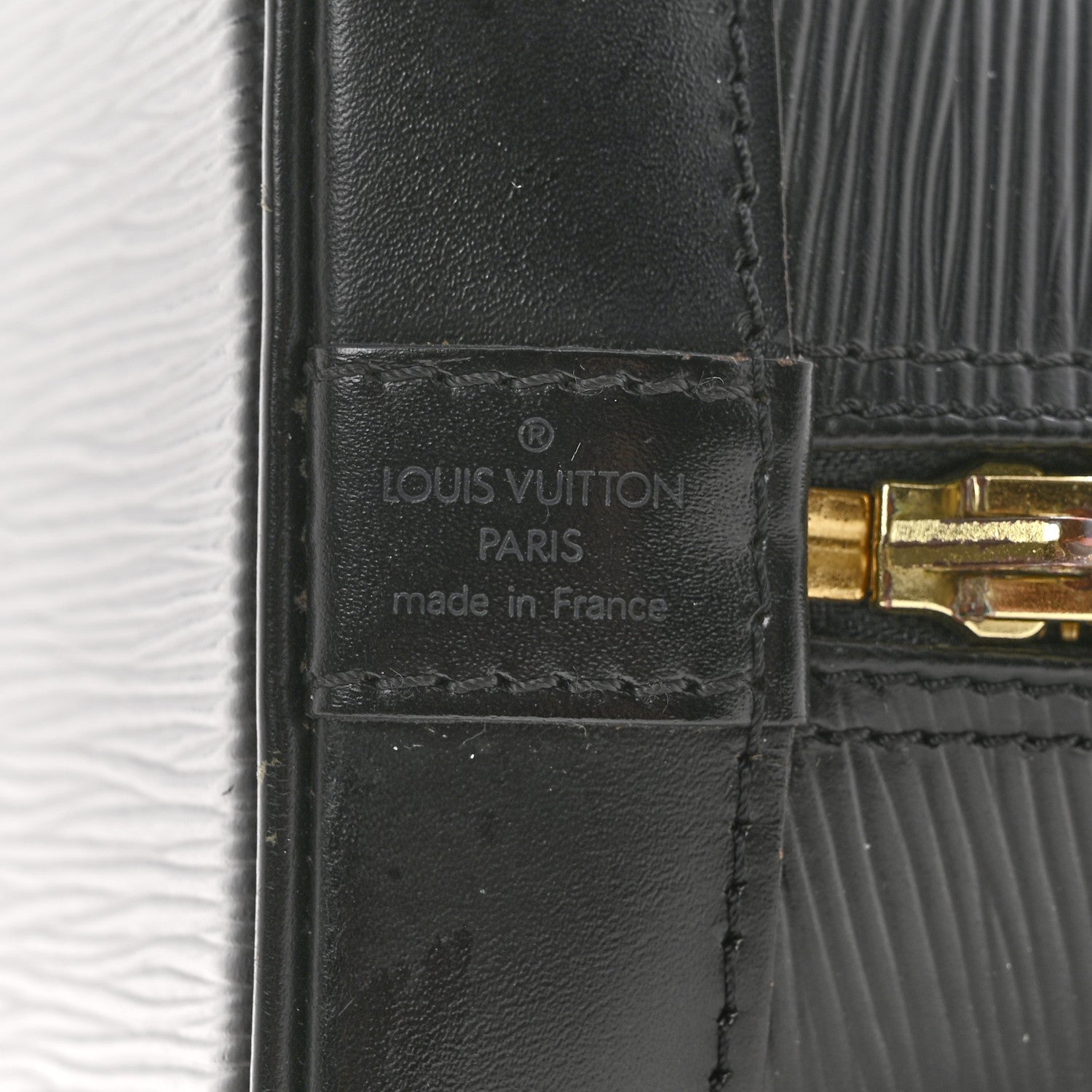 Louis Vuitton Epi Alma PM Black 10 of 17
