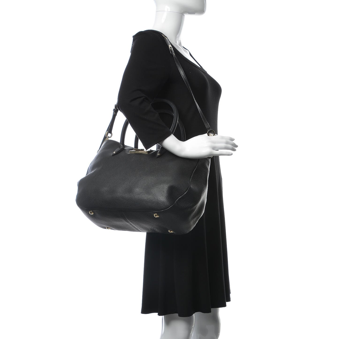 Grainy Calf Rania Black
