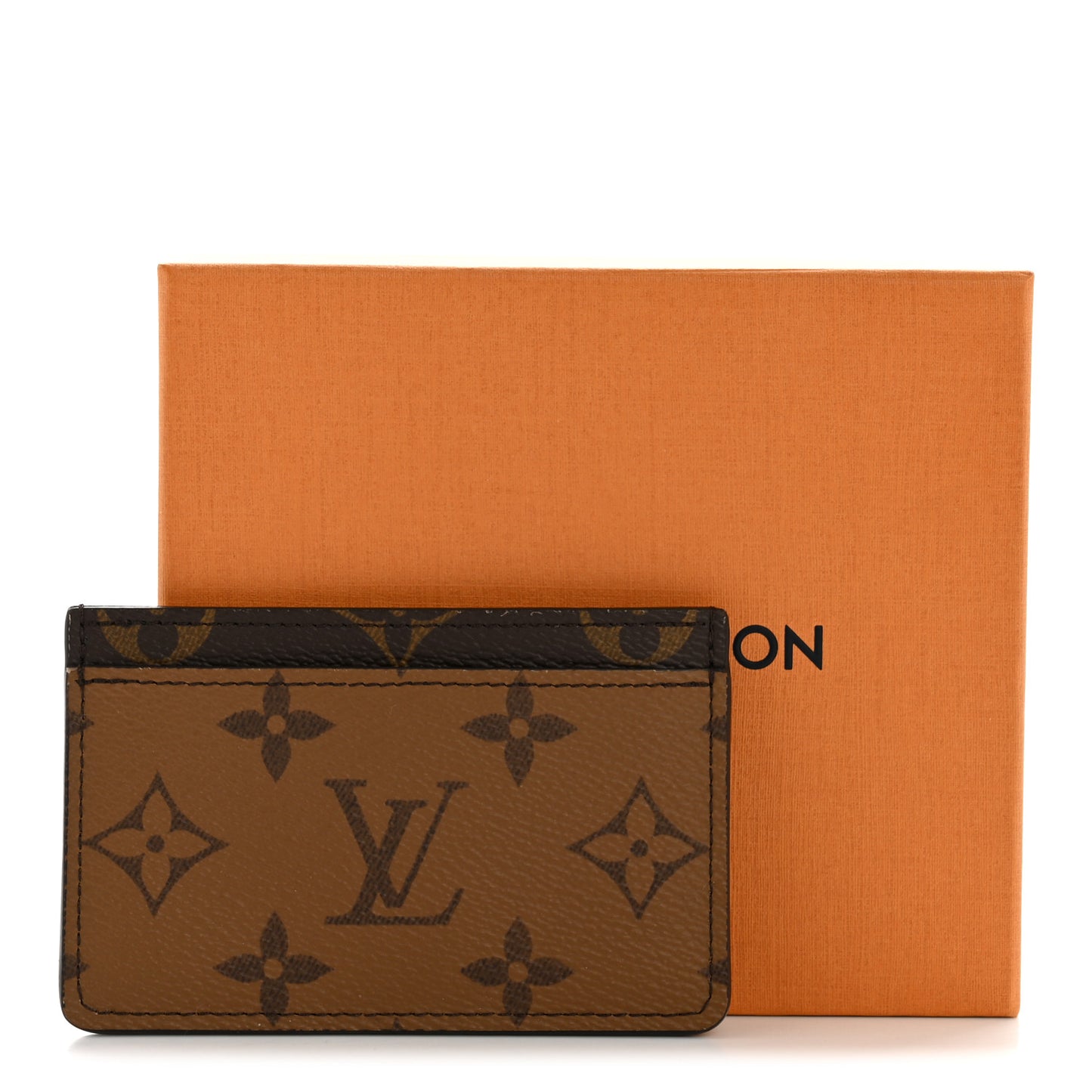 Reverse Monogram Card Holder