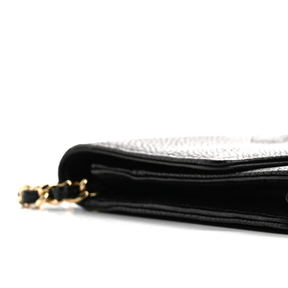 Chanel Caviar Timeless CC Wallet on Chain WOC Black 10 of 16