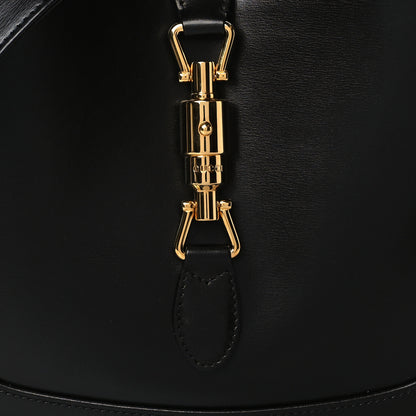 Gucci Boarded Dyana Lux Calfskin Small Jackie 1961 Hobo Black 8 of 10