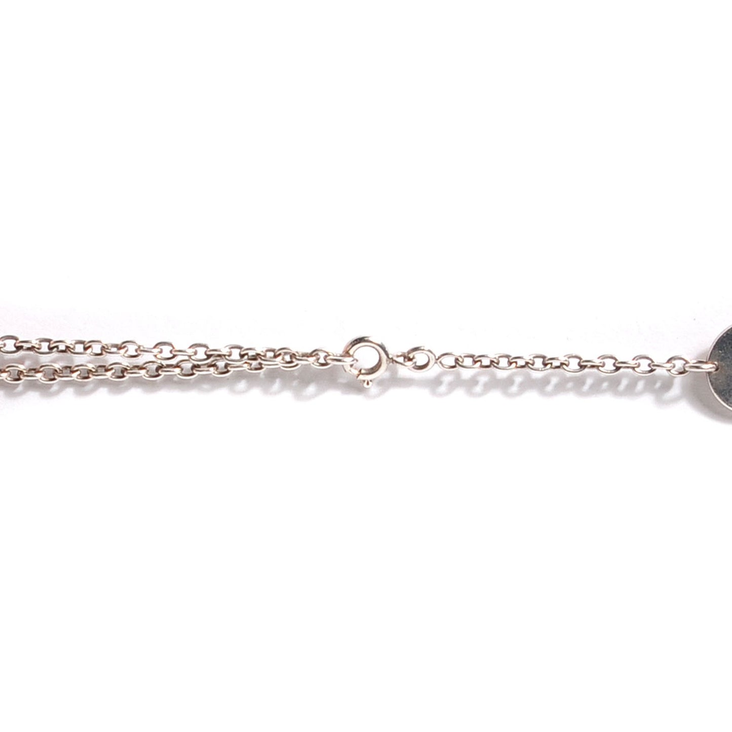 Sterling Silver 18K Rose Gold Confettis Long Necklace