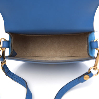 Chloe Calfskin Suede Small Nile Bracelet Bag Smoky Blue 4 of 8