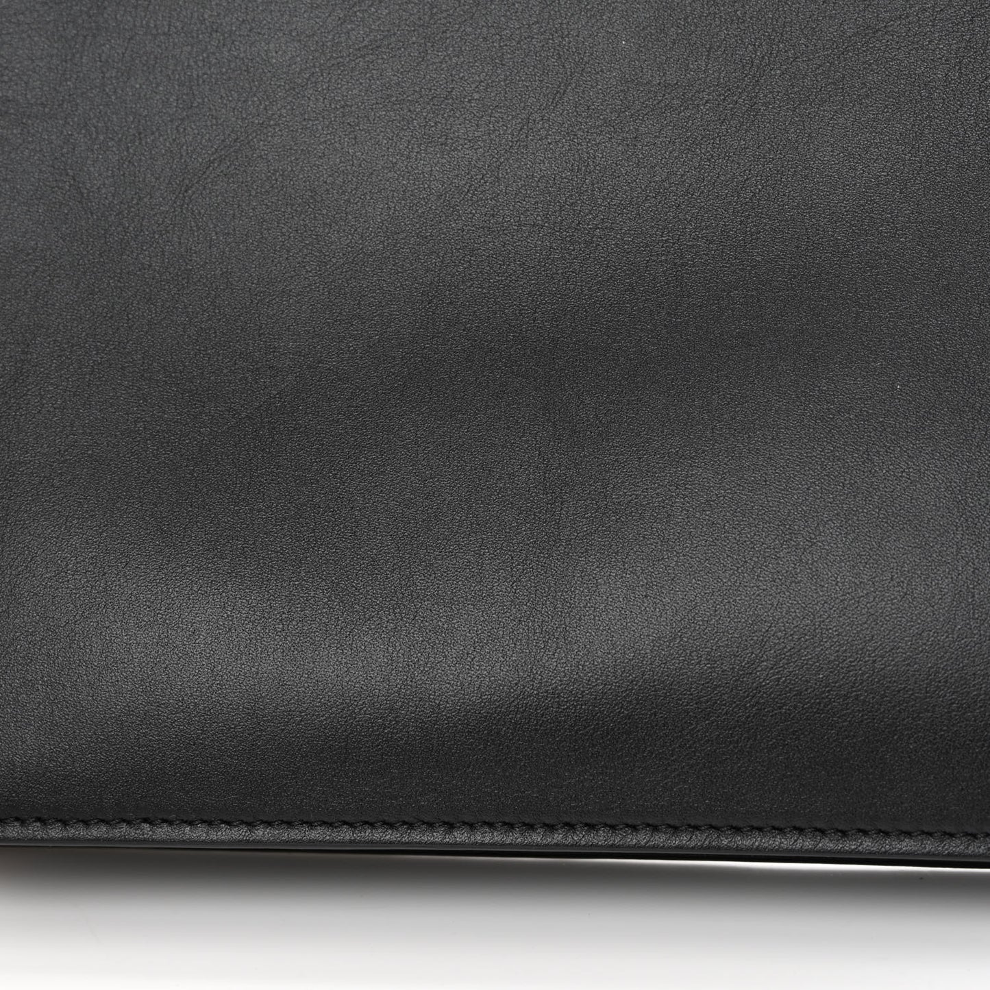 Smooth Calfskin Mini Clasp Bag Black