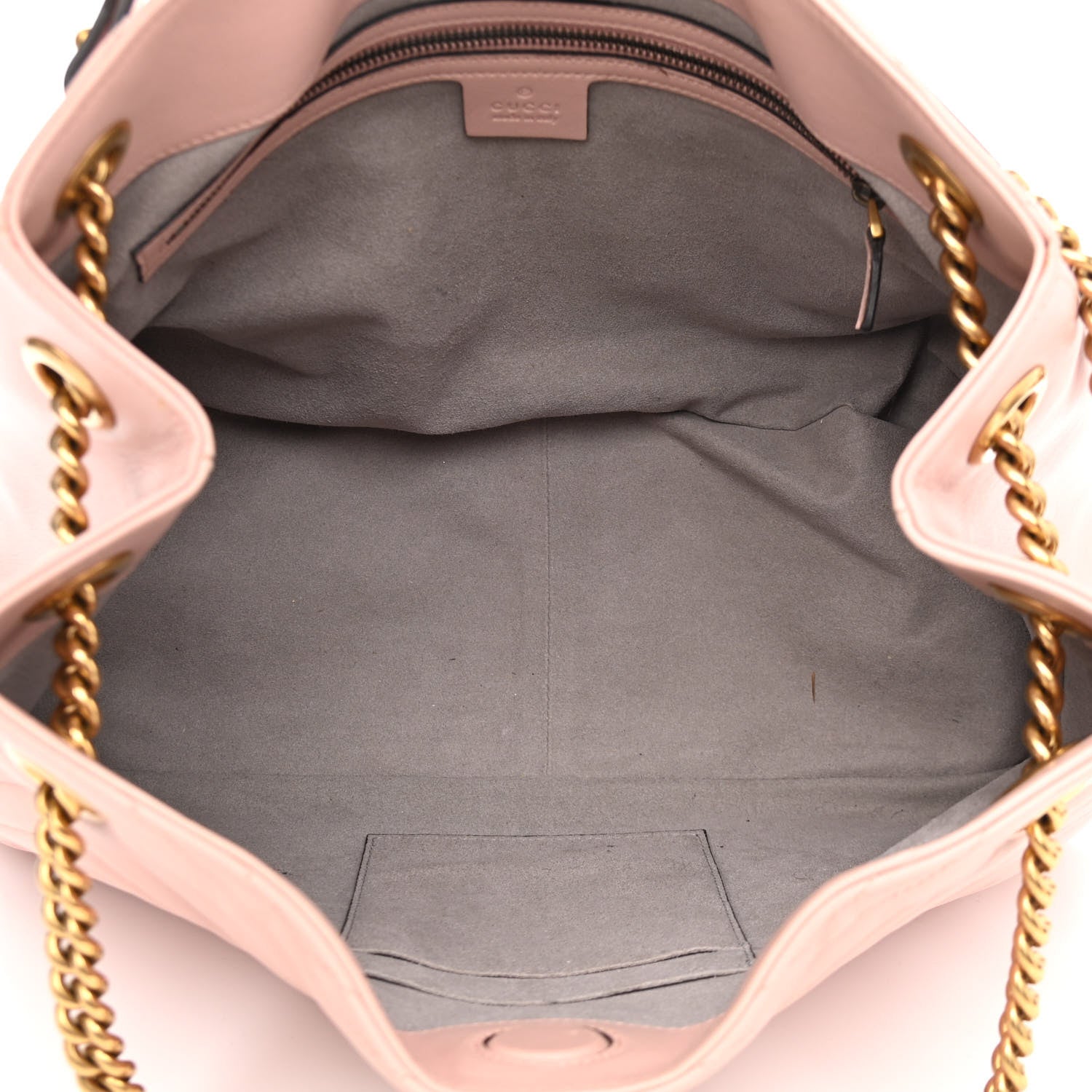 Gucci Calfskin Matelasse Medium GG Marmont Shoulder Tote Bag Perfect Pink 5 of 14