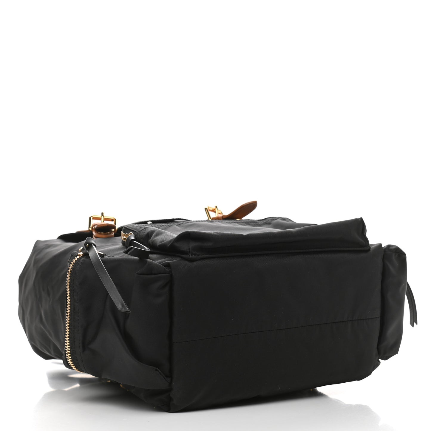 Nylon Large Rucksack Backpack Black
