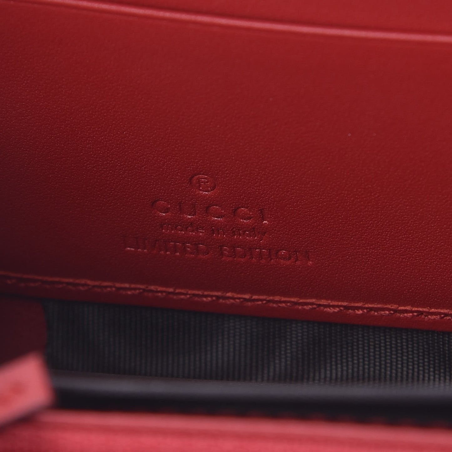 GG Supreme Monogram Bosco Patch Zip Around Wallet Beige Malva Hibiscus Red