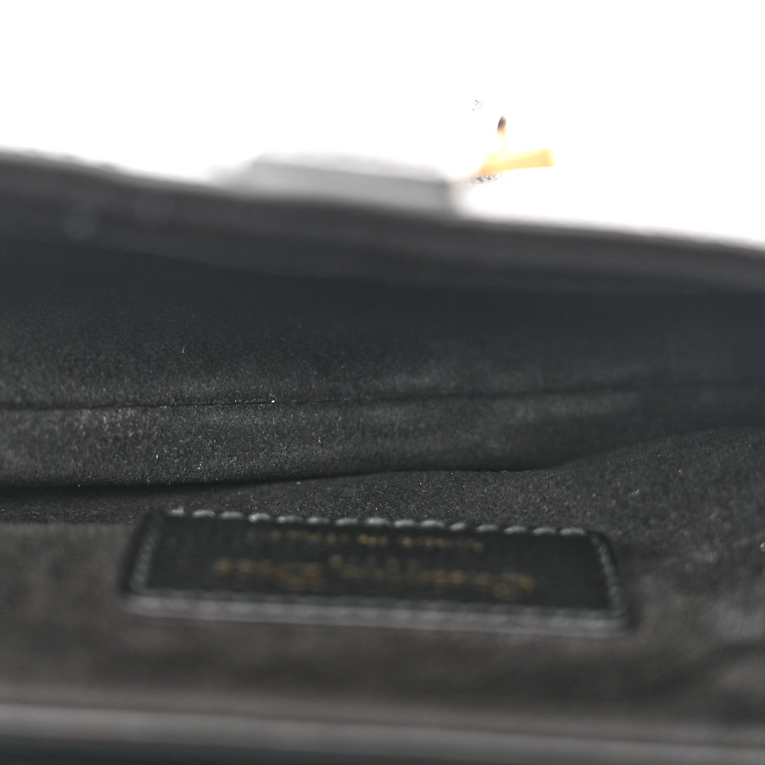 Christian Dior Grained Calfskin Mini Saddle Bag Black 5 of 12