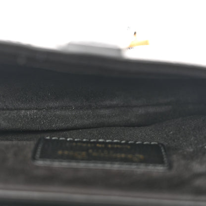 Christian Dior Grained Calfskin Mini Saddle Bag Black 5 of 12