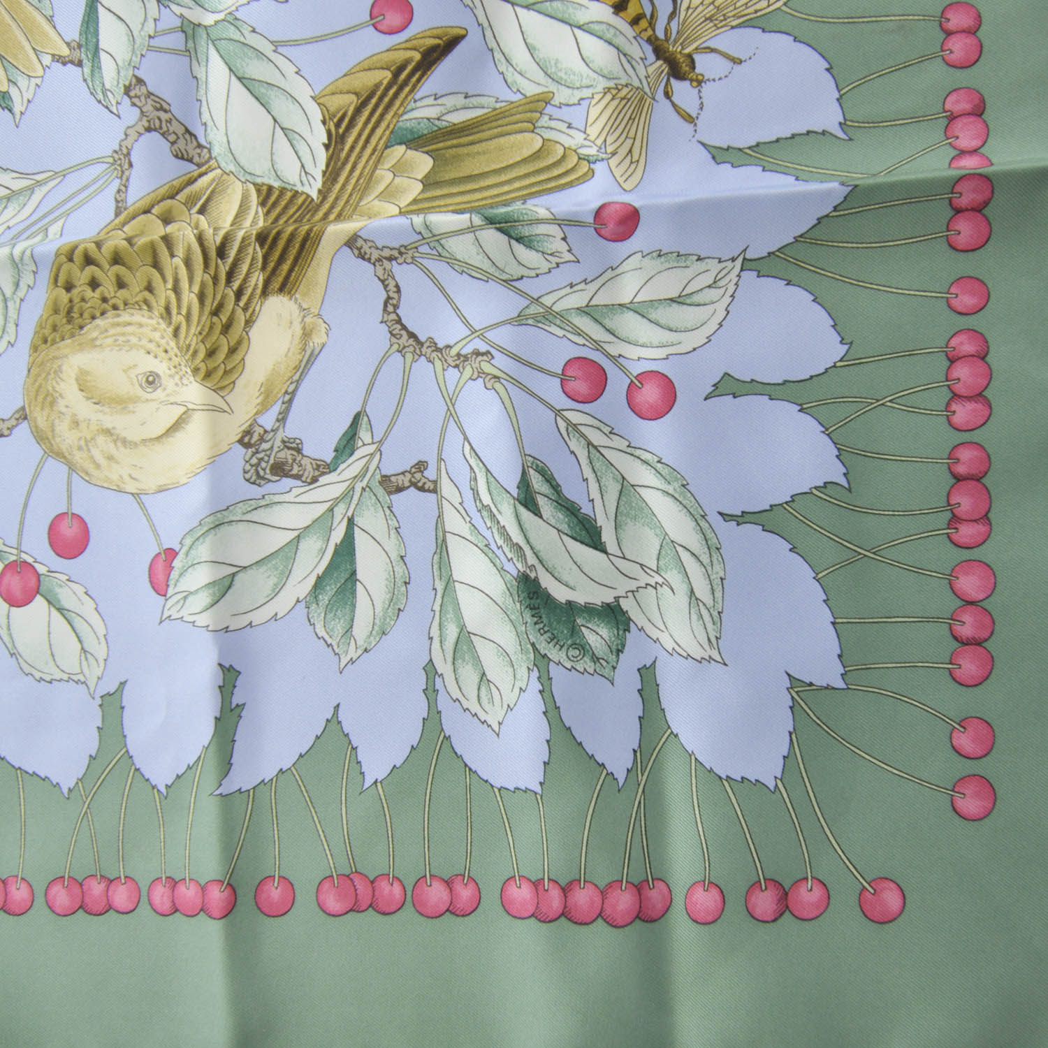 Hermes Silk Les Merises Scarf 90 3 of 4