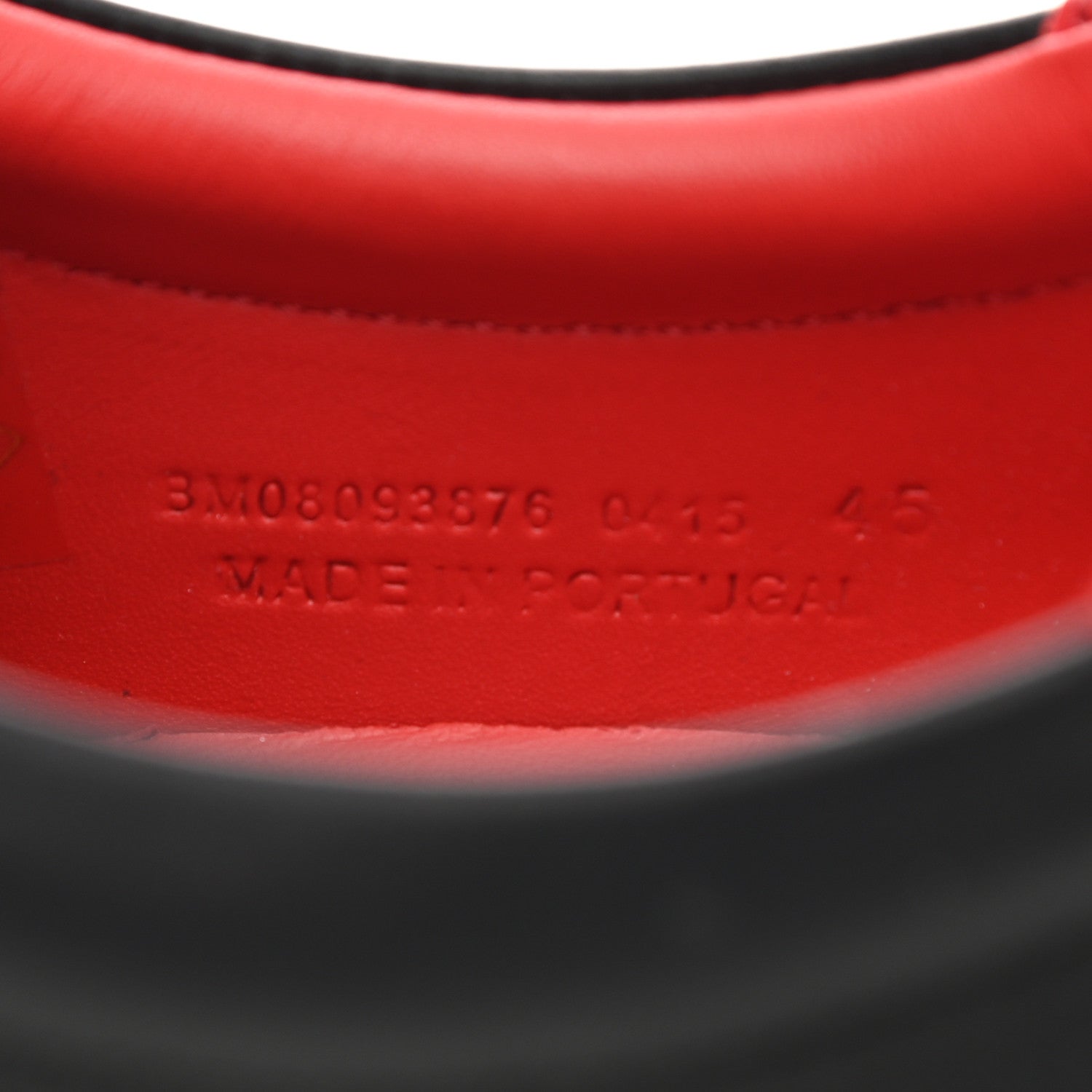 Givenchy Calfskin Urban Street Sneakers 45 Black Red 8 of 9