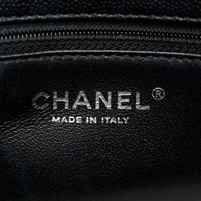 Chanel Caviar Lizard Embossed Quilted Small Coco Handle Flap Black 6 of 10