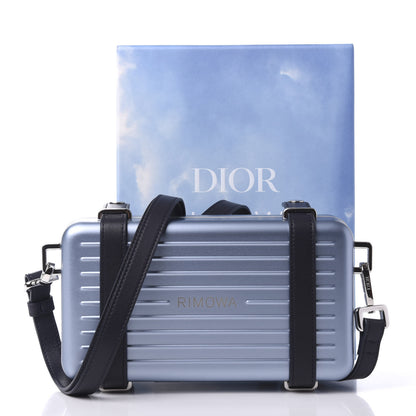 Christian Dior X RIMOWA Aluminum Personal Clutch On Strap Bleu 10 of 10