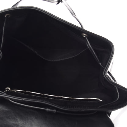 Saint Laurent Calfskin Y Quilted Monogram Medium Loulou Backpack Black 5 of 12