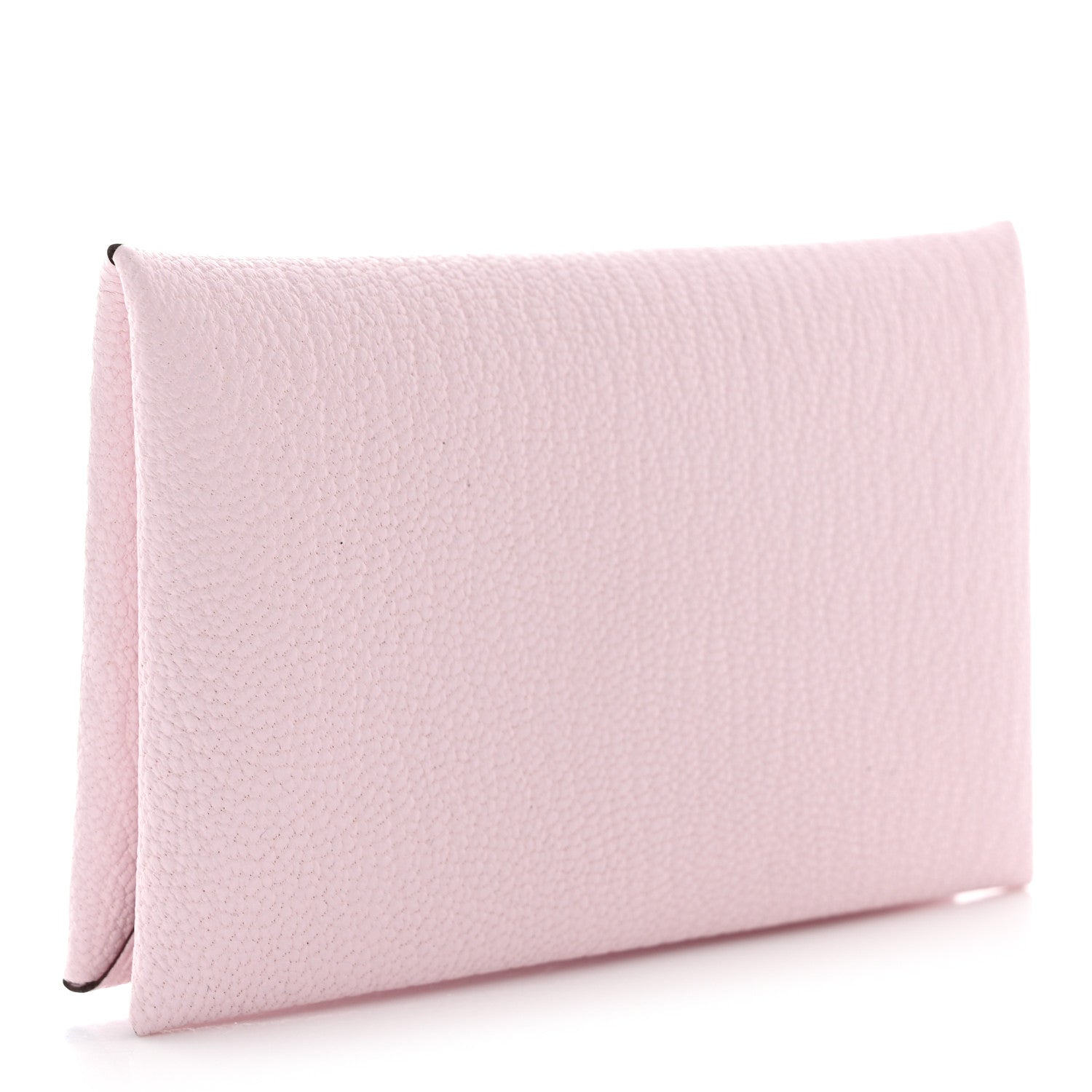 Hermes Chevre Mysore Calvi Card Case Rose Darling 3 of 8