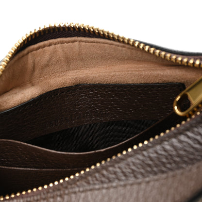Gucci GG Supreme Monogram Textured Calfskin Web Mini Ophidia Half Moon Hobo Beige Ebony New Acero 7 of 11