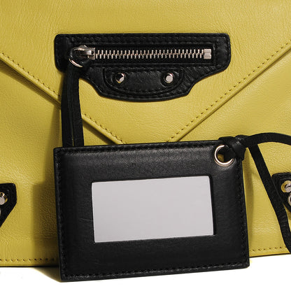 Balenciaga Veau Papier Mini Triple Shoulder Bag Jaune Poussin 8 of 8