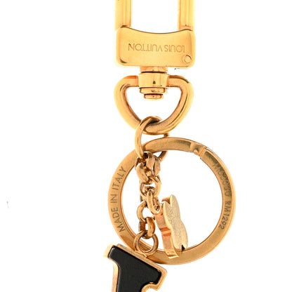 Louis Vuitton Metal Taurillon LV Capucines Bag Charm Key Holder Black 3 of 4