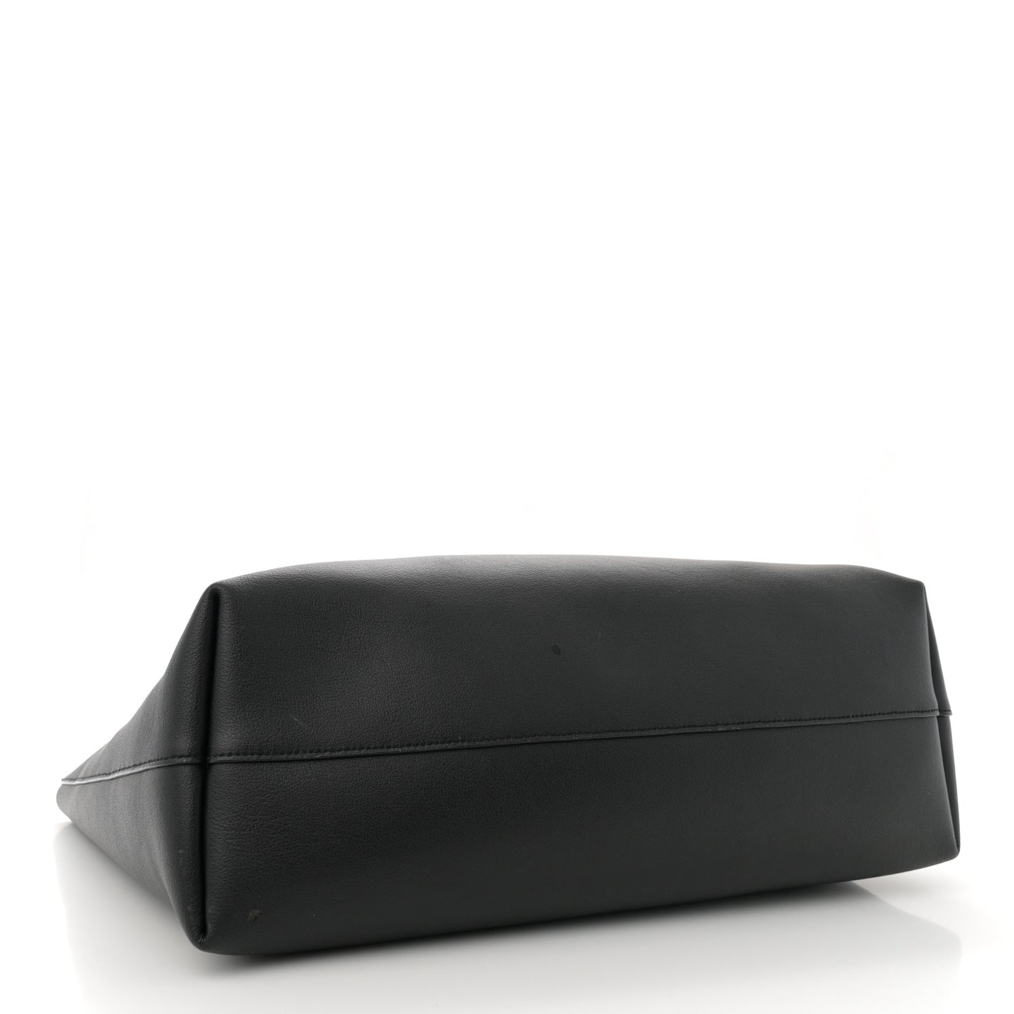Calfskin Large Shopping Tote Black
