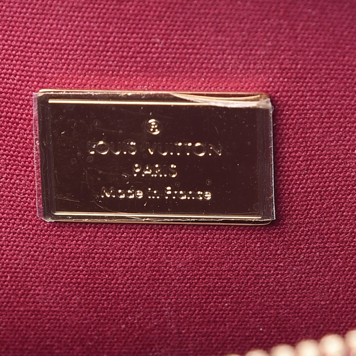 Patent Monogram Alma BB Magenta