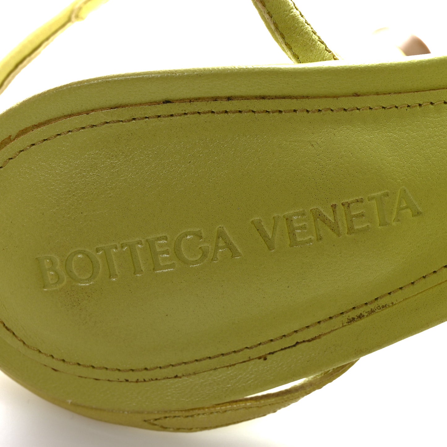 Lambskin Feather Dot Sandals 36.5 Seagrass