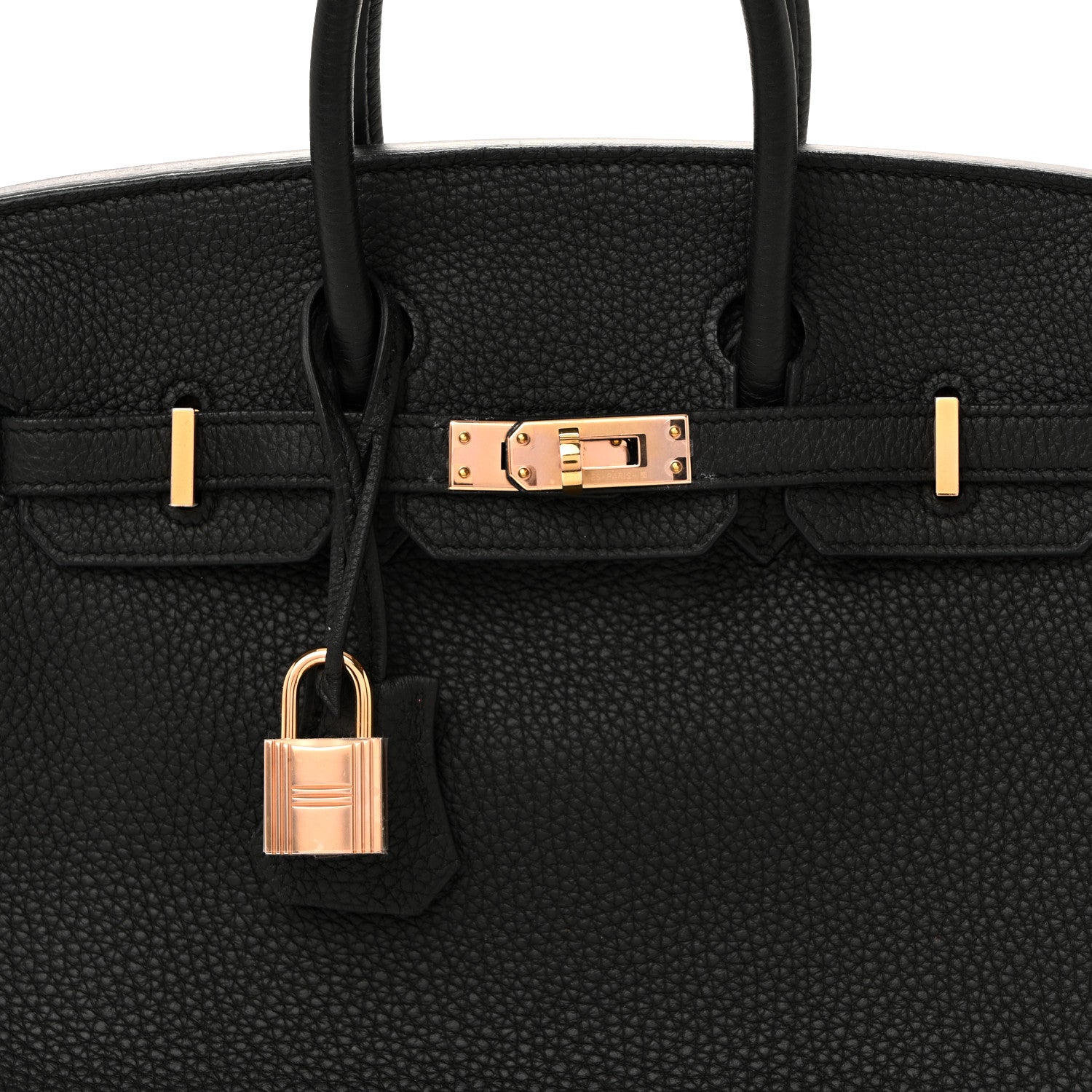 Hermes Togo Birkin 25 Black 8 of 12