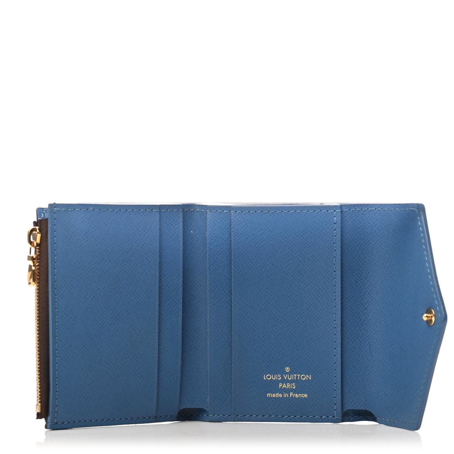 Monogram Zoe Wallet Blue Jean