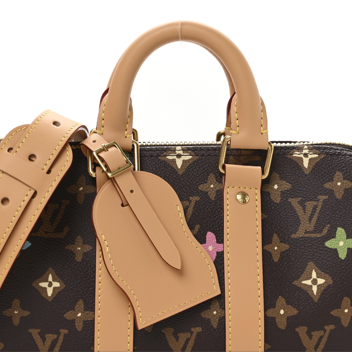 Louis Vuitton Monogram Craggy Keepall Bandouliere 25 Chocolate 7 of 10