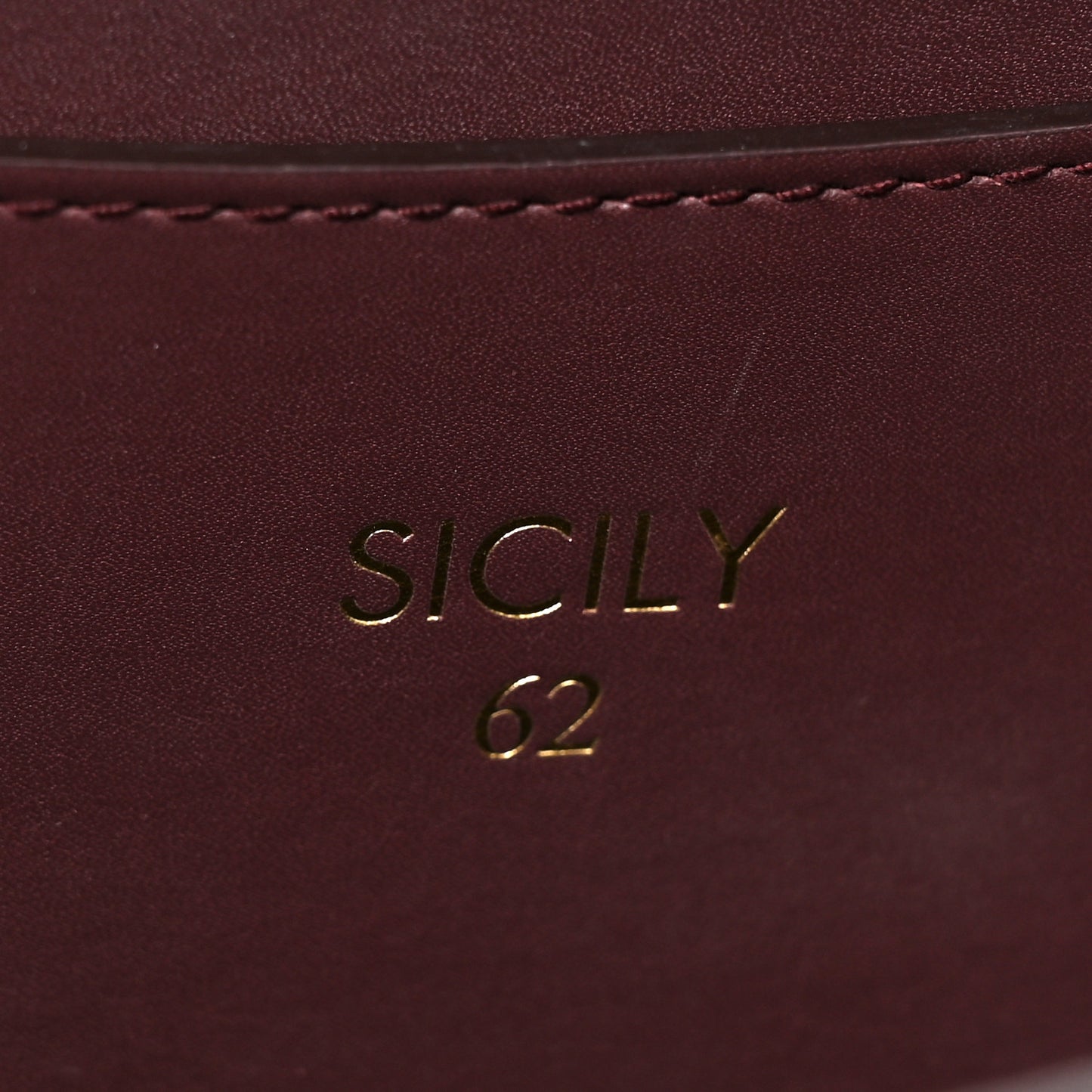 Vitello Morbido Large Sicily 62 Bag Burgundy