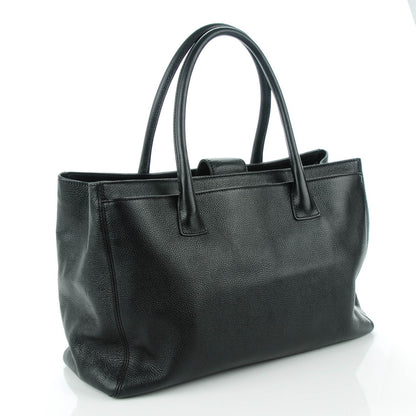 Chanel Calfskin Cerf Executive Shopper Tote Black 3 of 8