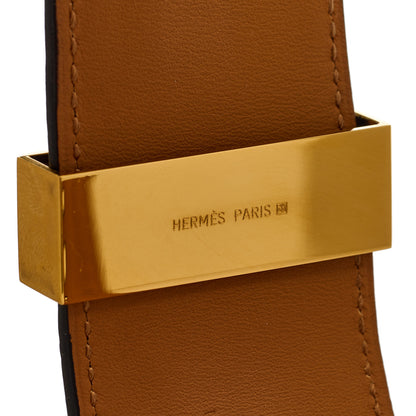 Hermes Shiny Alligator Collier De Chien CDC Bracelet S Havanne 4 of 4